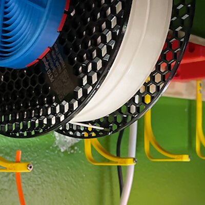 Filament Guide for Hanging Spools
