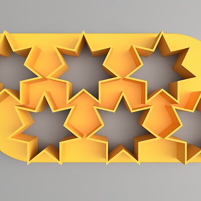 Cookie Cutter Still Little Stars 7Teeth 2x3