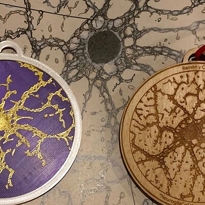 Cajal Neuroscience Holiday Ornaments