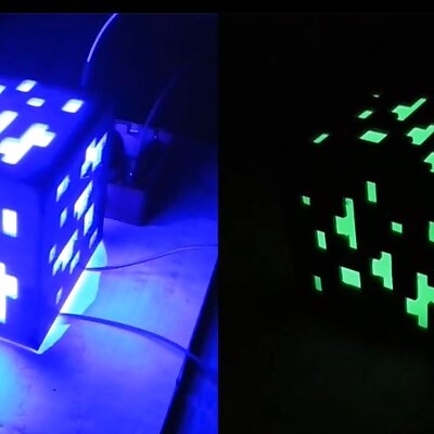 Minecraft  Glowing Cube