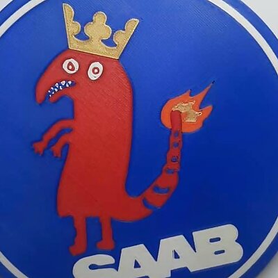Saab logo caricature MMU2s ✈