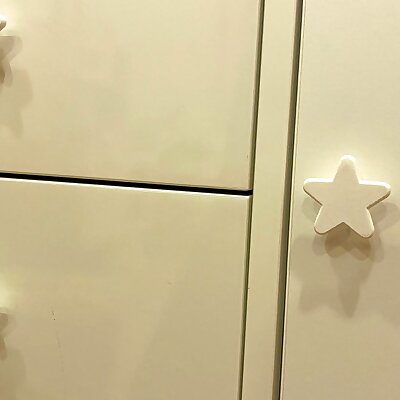 Star drawer handle For IKEA KALLAX