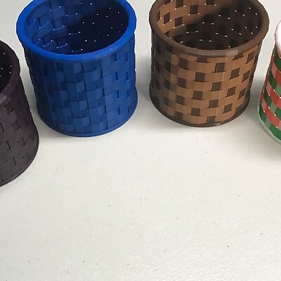 3D Printed Woven Basket