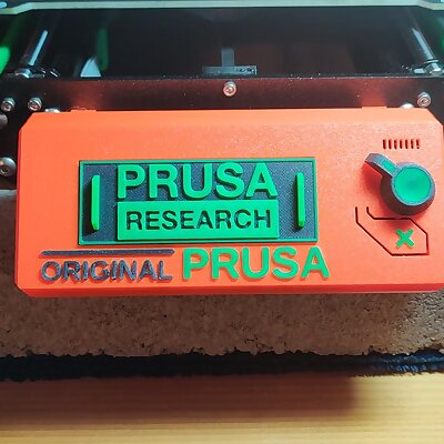 Lettering inserts for your Prusa i3 MK3S LCD Cover