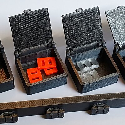 Hinged lid containers with dovetail connector
