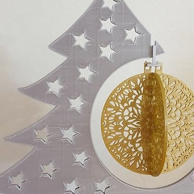 Large Christmas Bauble and Display Tree