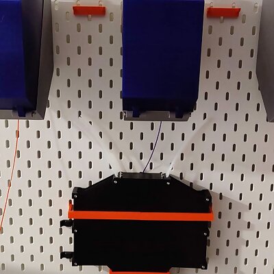 IKEA SKÅDIS wall storage Filament buffer and drybox mounts