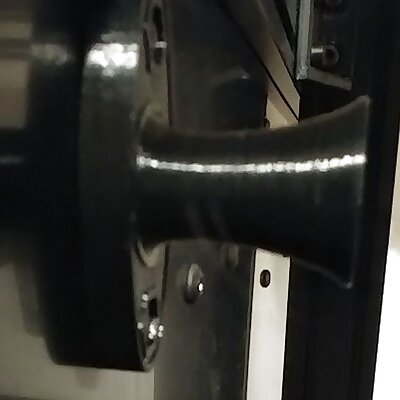 panel mounted filament inlet for reverse bowden tube