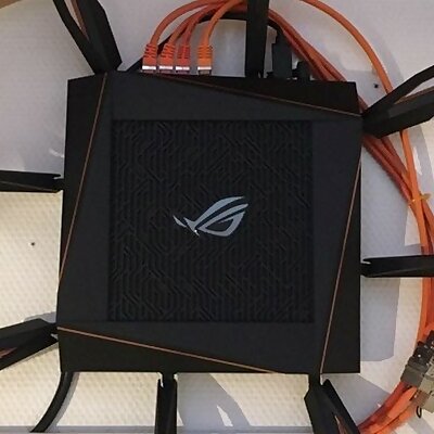 ASUS Router Wall Mount GTAX11000 RTAC5300 Template