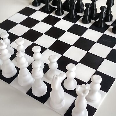 Chess set  Šachy včetně šachovnice