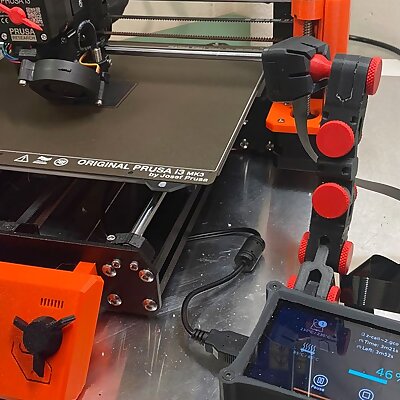 Octoprint with Hyperpixel display and camera mount