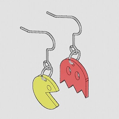 PacMan earrings