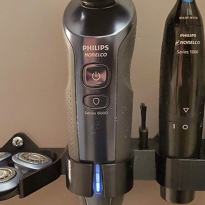 Philips Norelco Shaver and Trimmer Stand and Organizer WallMounted