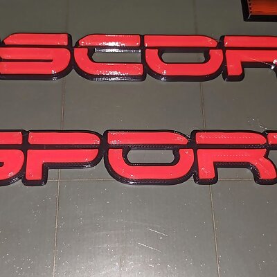 Ford Escort Sport Badges