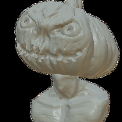 Creepy Jack o Lantern Sculpt  pumpkinhead