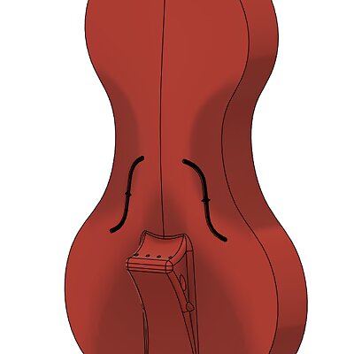 Streamlined Hovalin Violin Body
