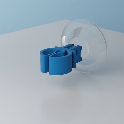Towel hanger for suction cup