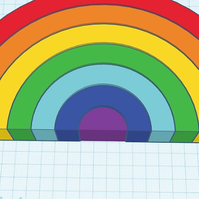 Montessori Rainbow Tunnel Stacker and Puzzle