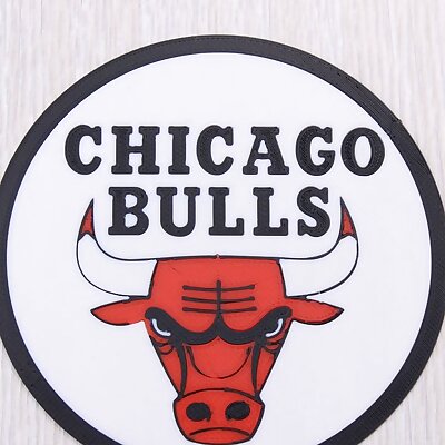 Chicago Bulls MultiColor 3D Sign