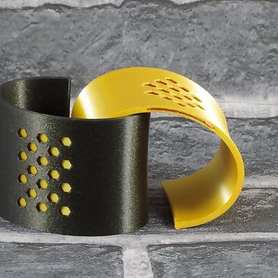 Hexagonal Customizable Bracelet Customize filling