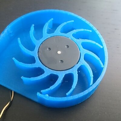 conversion axial fan for radial fan