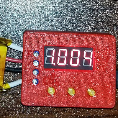 Full Case for Cheap 18650 Battery Capacity Tester No Supports Needed