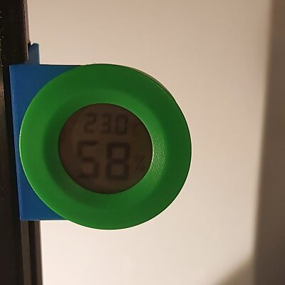 Minimalistic LCD Hygrometer Mount for Prusa Mini