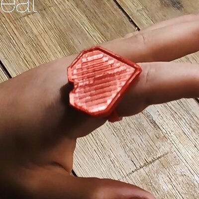 Heartbeat Childrens jewelry with holographic animation