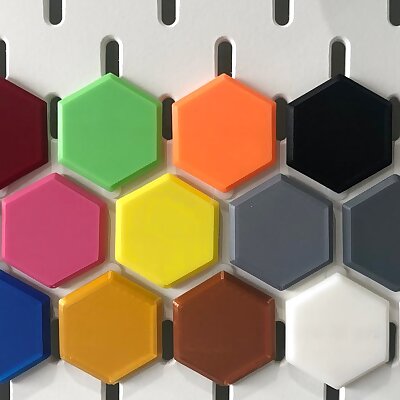 Filament colour swatches for Ikea Skadis