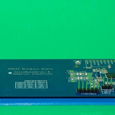 PN532 Breakout Board Mounting Plate And Drilling Guide