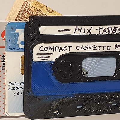 Cassette slim wallet