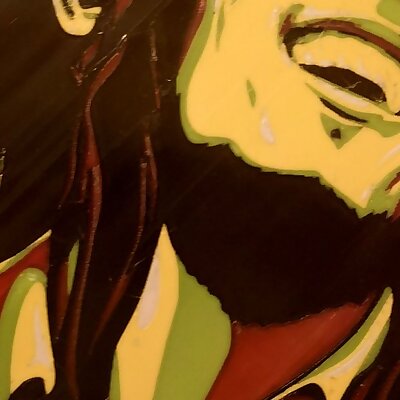 Bob Marley Picture Multicolor