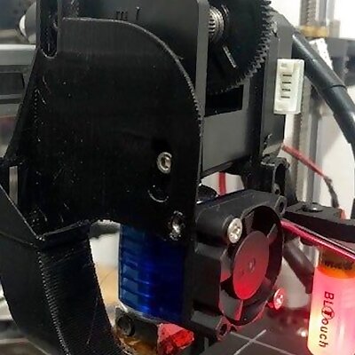 Titan Extruder mount for VSlot mini Gantry