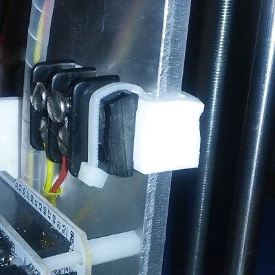 Prusa i3 Metal Frame Terminal Block Holder