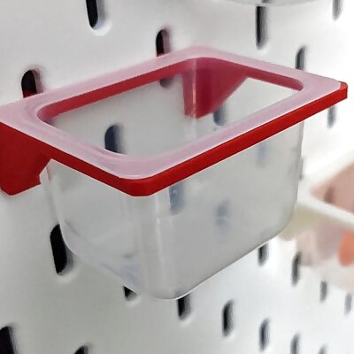 Pegboard retainer for quark cups