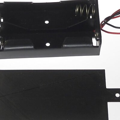 Dual 16850 Battery Holder Mounting Plate