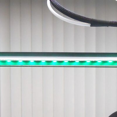 CR10 XAxis Led Strip Holder