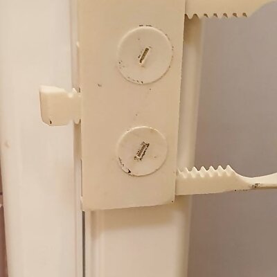 Refrigerator door handle  lever