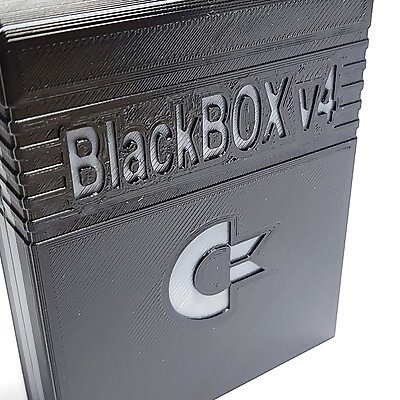 Commodore C64 BlackBOX cartridge housing case