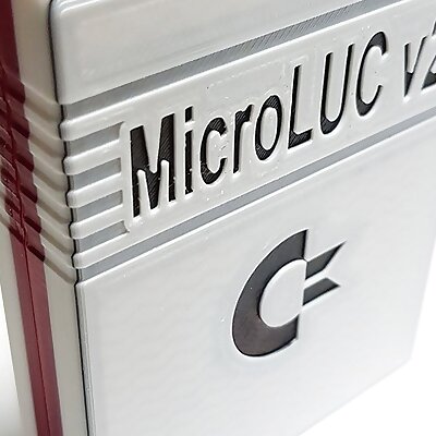 Commodore C64 MicroLUC cartridge housing case
