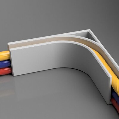 Parametric corner cable holder 90degrees