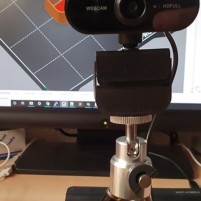 Webcam tripod support