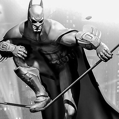 Batman Arkham City Lithophane
