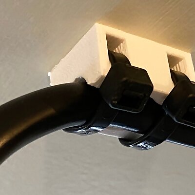 Wall Mountable Cable Clip