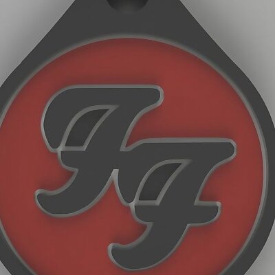 Foo Fighters keychain