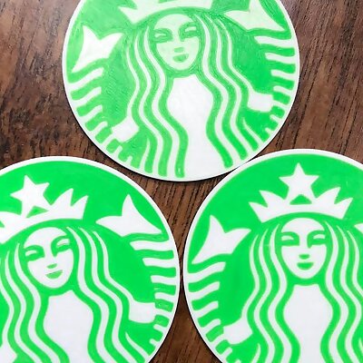 Starbucks Logo1 nozzle 2 colors