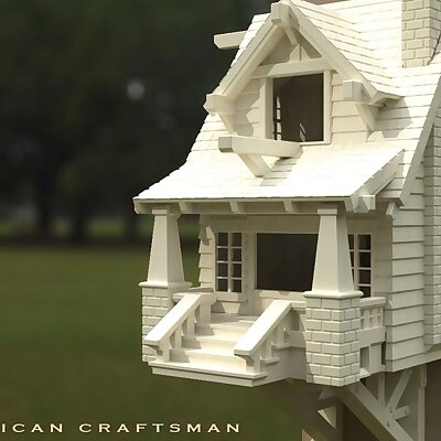 the American Craftsman Bungalow Birdhouse