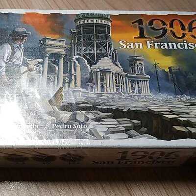 1906 San Francisco boardgame organizerinsert