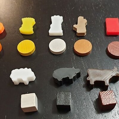 Agricola board game replacement components