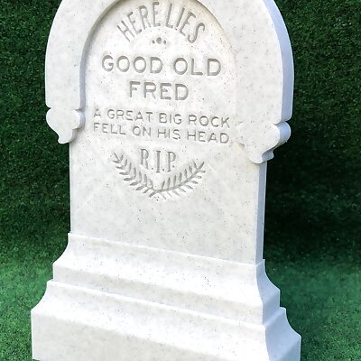 Haunted Mansion GOOD OLD FRED Tombstone